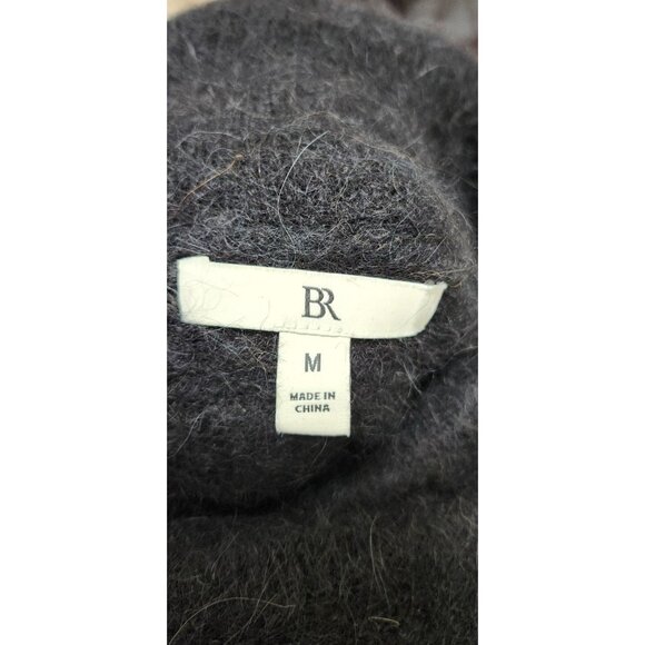 Banana Republic Alpaca Blend Cowl Neck Sweater Dress Black Women’s M Soft Cozy - Picture 7 of 15